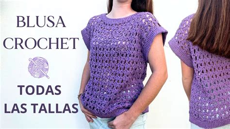 blusas crochet paso a paso